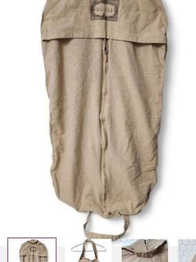 Gucci Beige Canvas Garment Bag